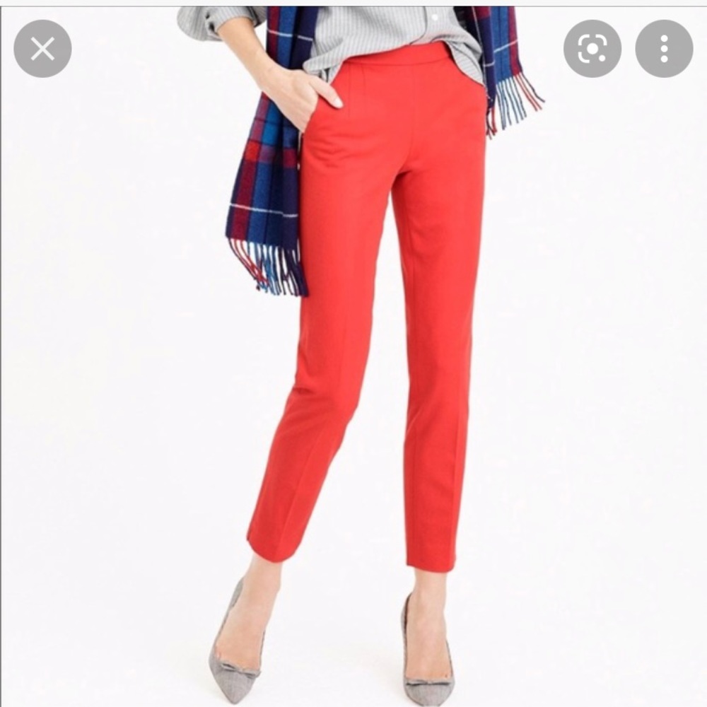 J Crew Martie Red Pant Size 6T